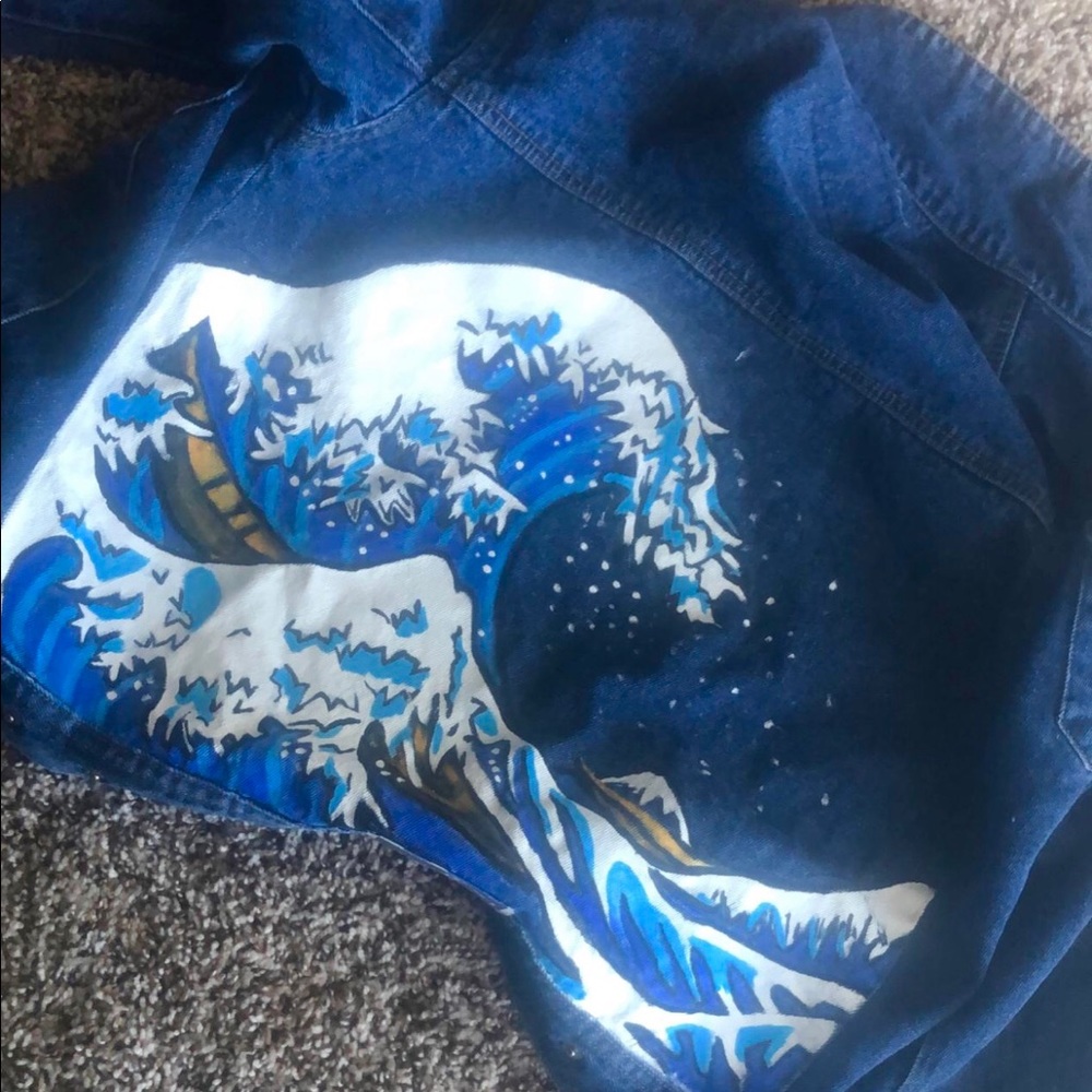 Hand Painted Jean Jacket